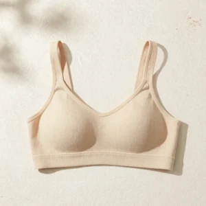 Ribbed Organic Cotton Bralette